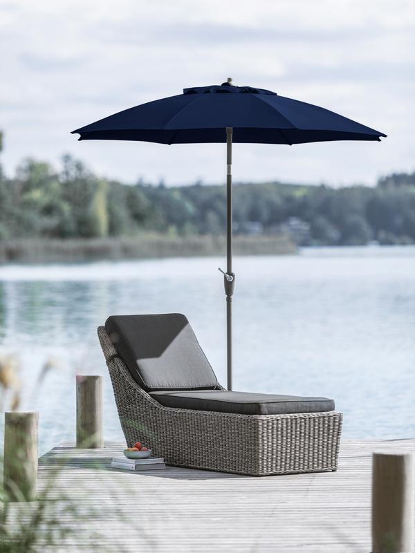 Dehner Sonnenschirm Kos, rund, ca. Ø220 cm