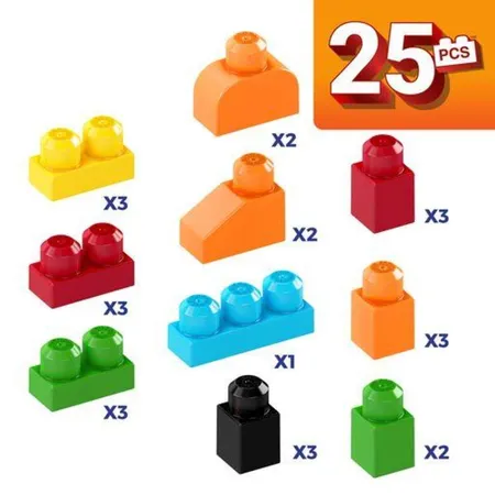 Mega Bloks Löwe Bausteinbox (25 Teile)