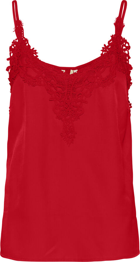 Cream CRAnna Top Flame scarlet