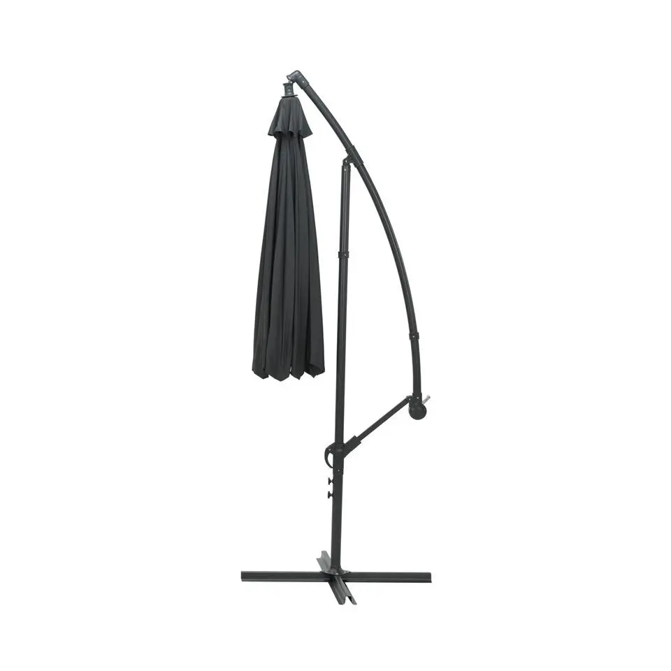 Garden Impressions Athene Zweefparasol Ø300 cm donker grijs