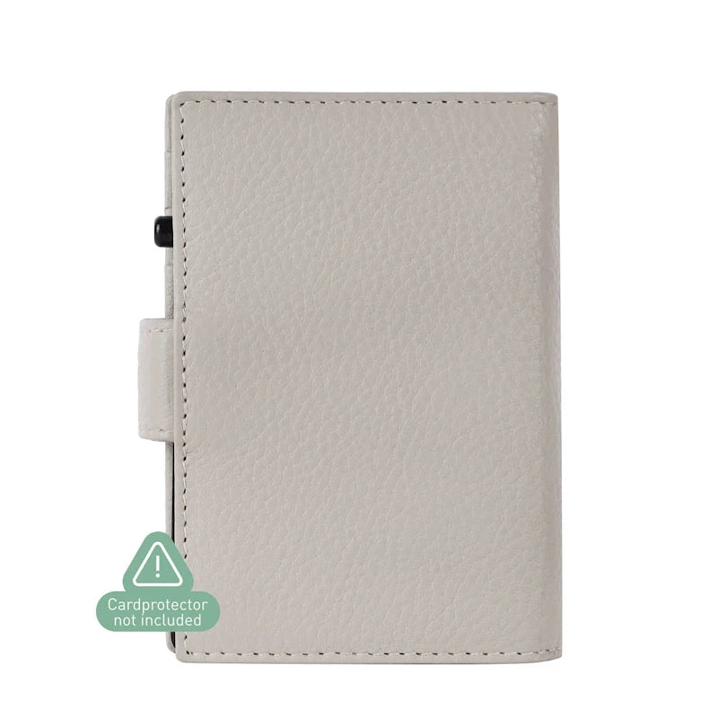 Valenta Card Wallet Leather MagSafe Off White
