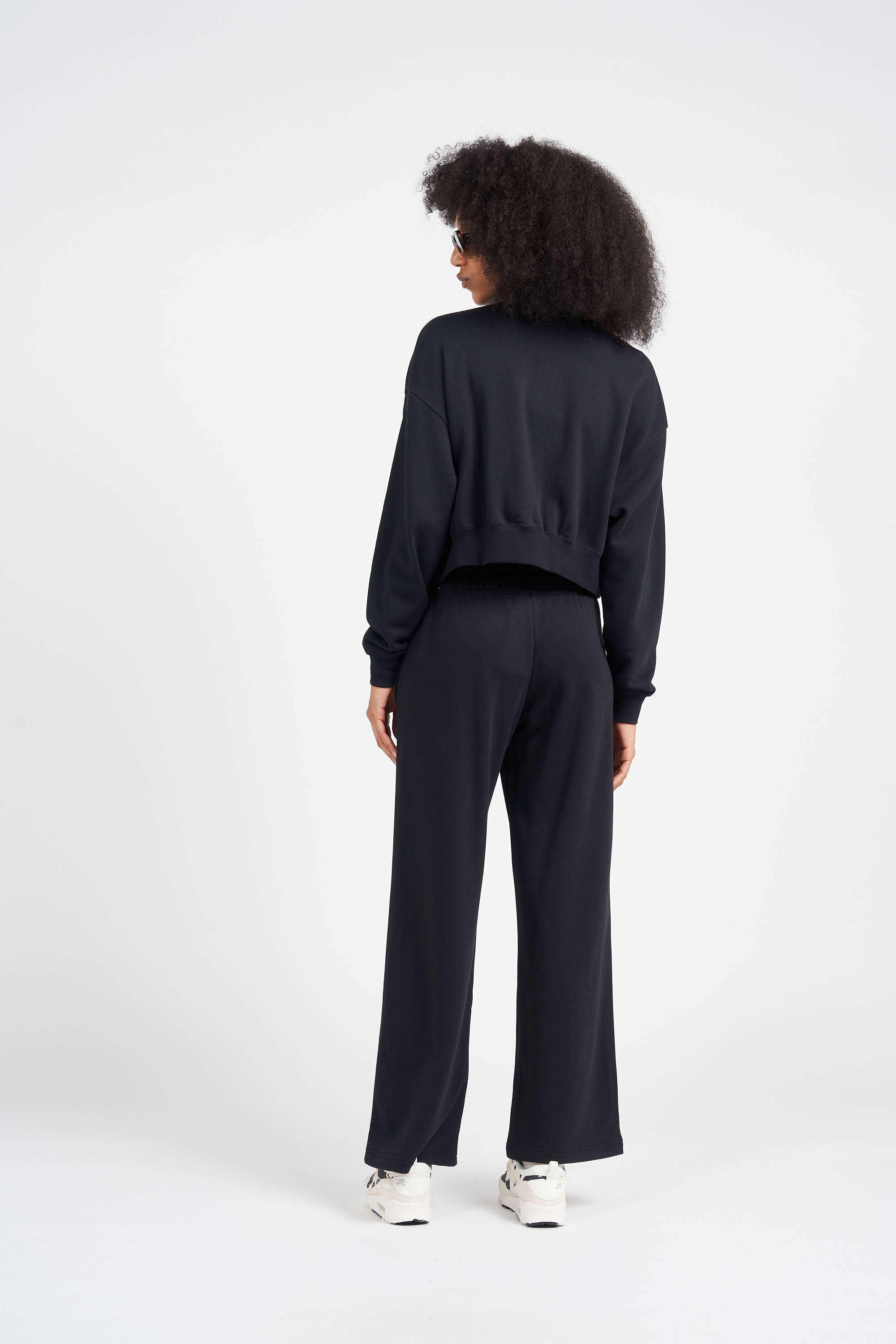 NIKE Top manches longues zippé CRP FZ SWTSH Noir