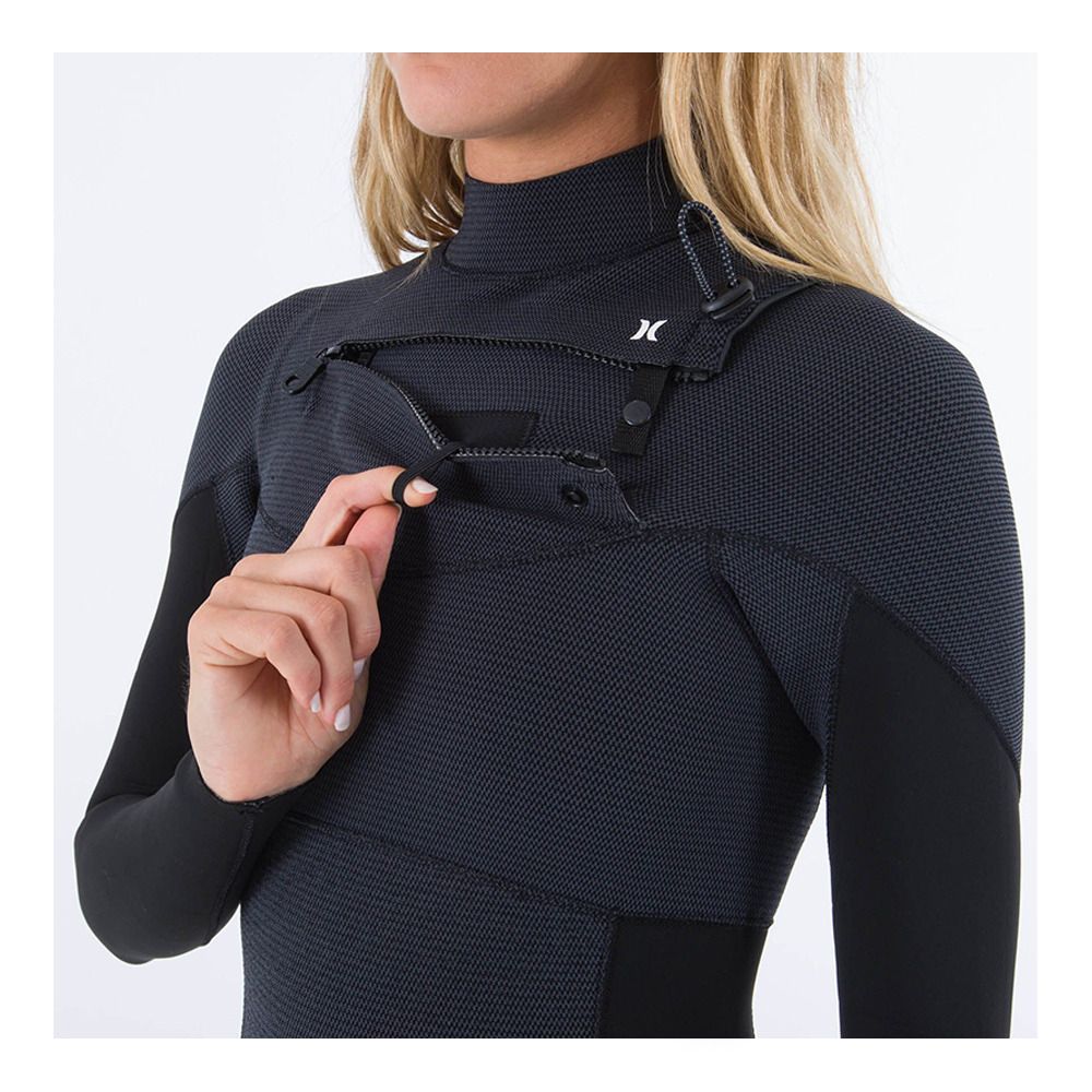 Hurley PLUS CZ - Combinaison intégrale 4/3 mm Femme black/graphite