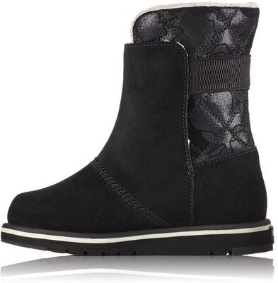 Sorel Children's Rylee Vintersko, Black/Light Bisque