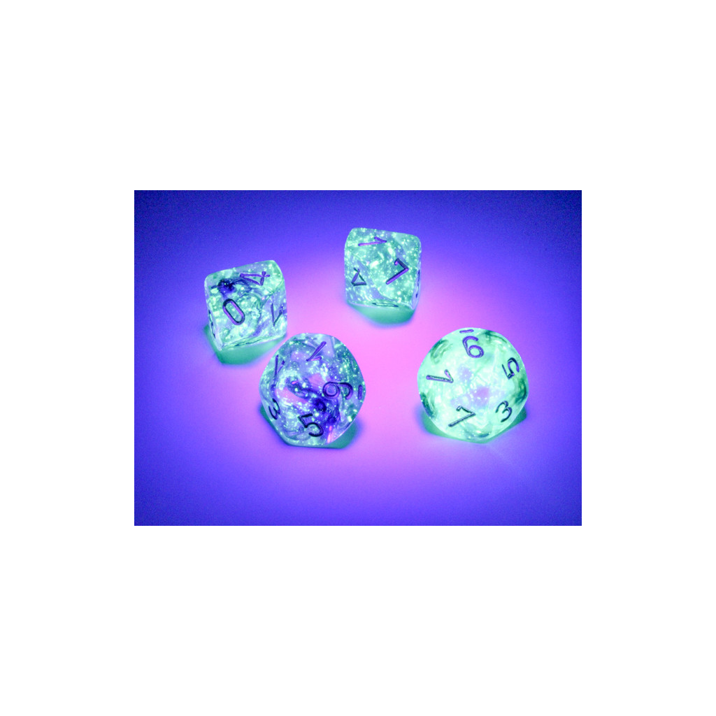 Set de 10 Dés 10 Faces Chessex : Nebula