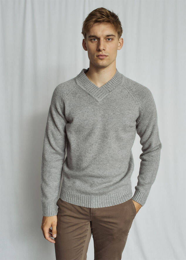 Bruun & Stengade BS Douglas Regular Fit Knitwear Grey
