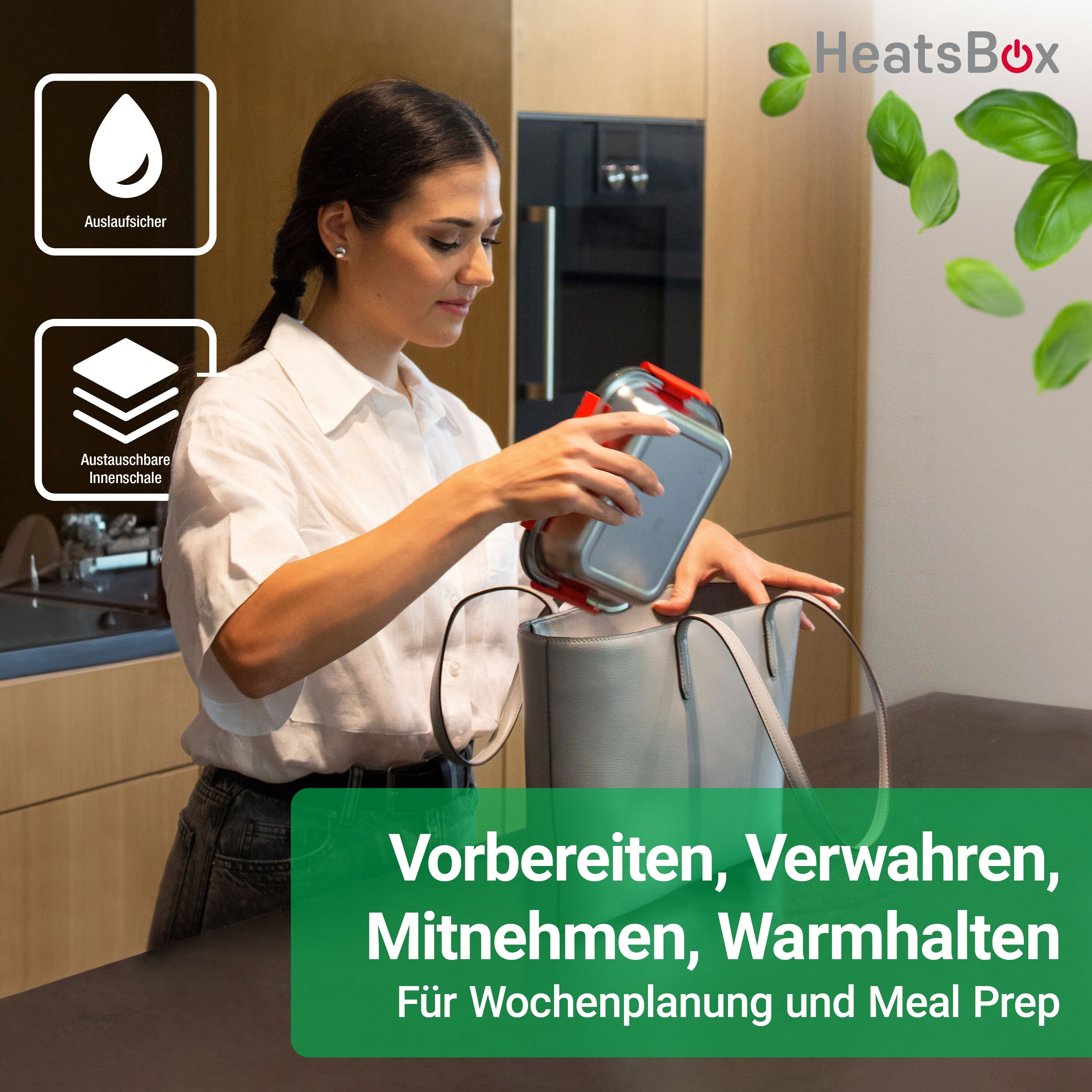 HeatsBox Innenschalen 2er-Set für HeatsBox Style/Style+/GO/PRO, 925ml
