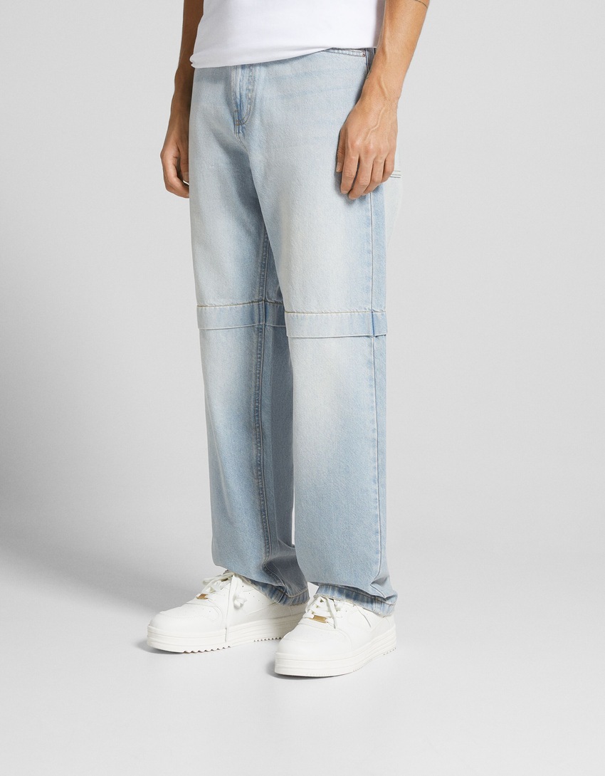 calças jeans largas