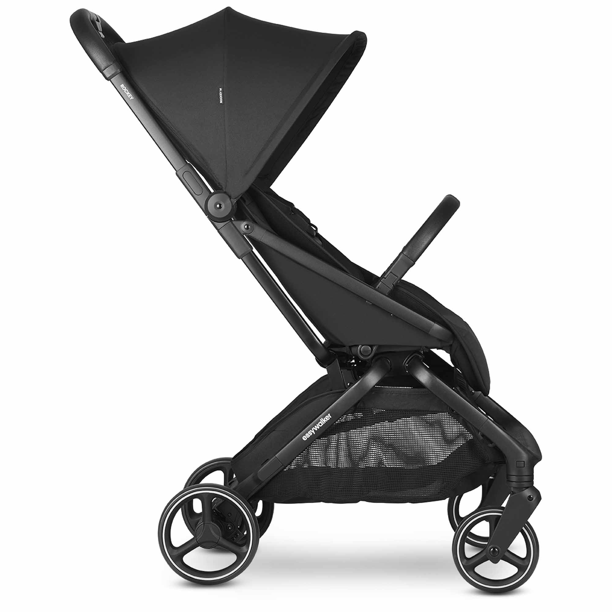 Easywalker Rockey M Pure Black - buggy's - Prénatal