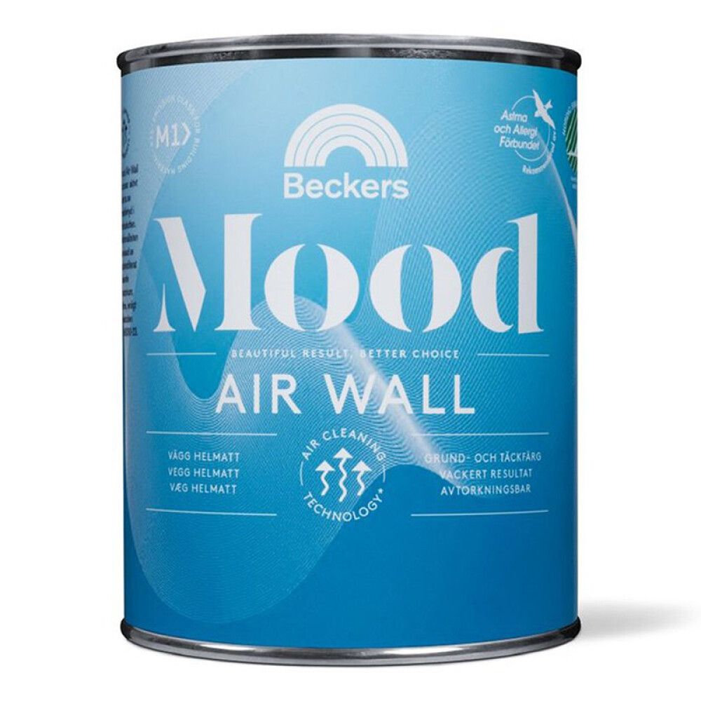 MALING BECKERS MOOD AIR WALL HVIT/BASE A 0,9L