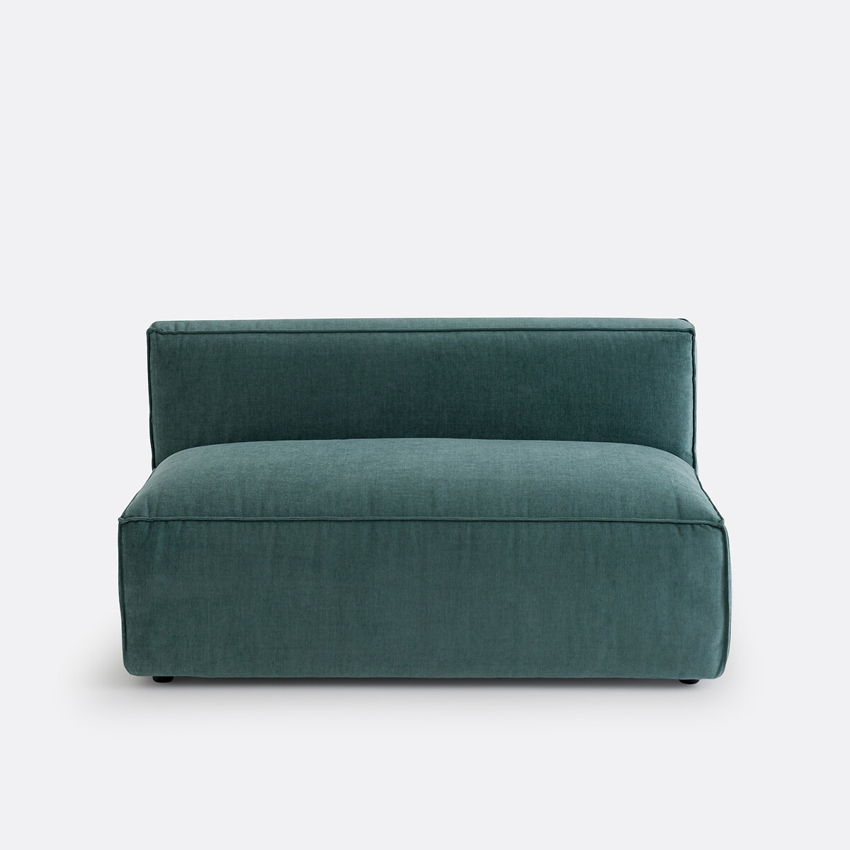 LA REDOUTE INTERIORS<br>Sofá modular de 2 lugares em veludo texturizado, Seven