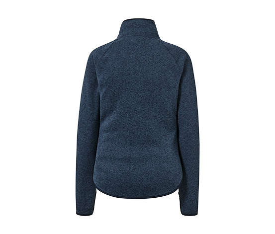 Strickfleece-Jacke, navy