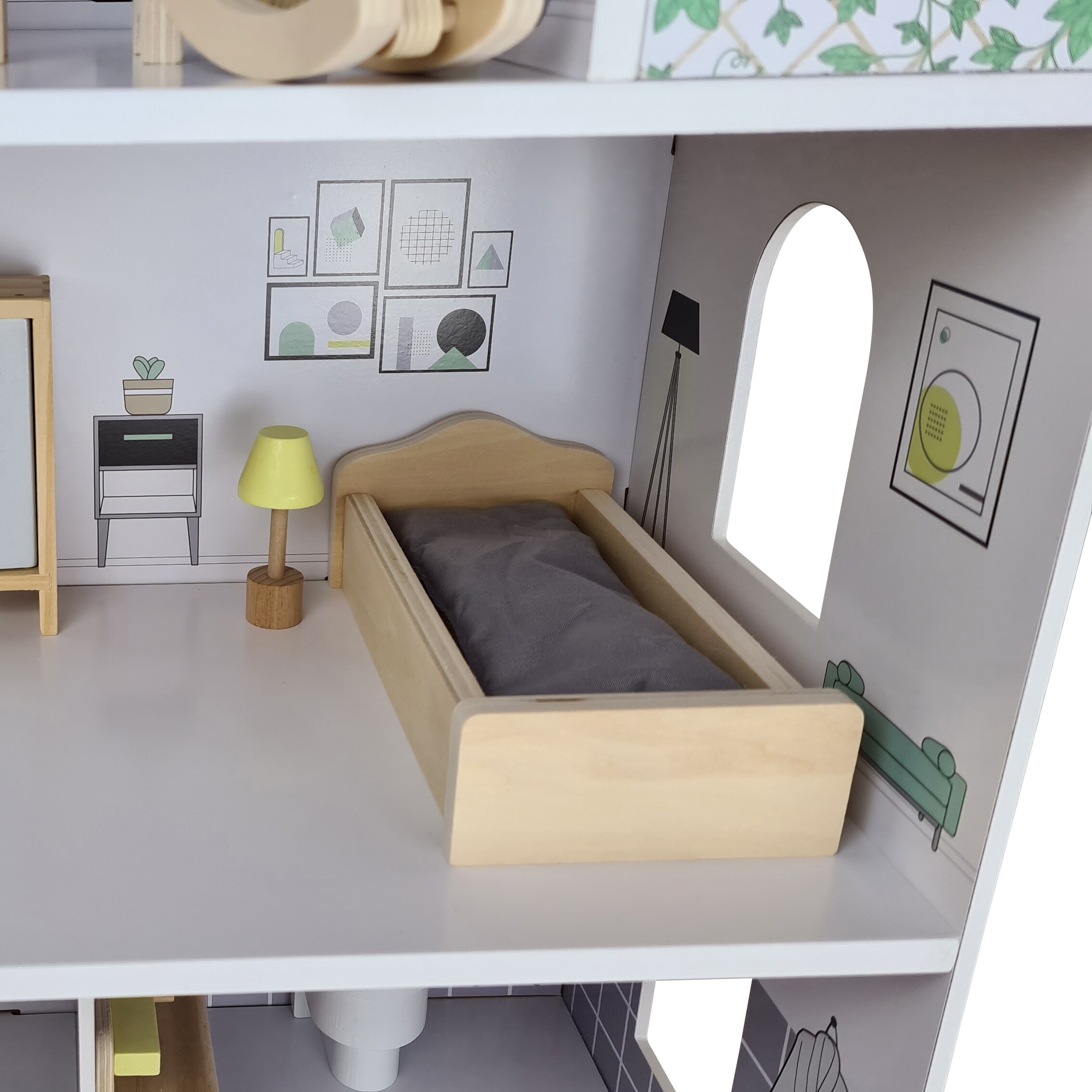 Coemo Puppenhaus Anna Villa möbliert 3 Etagen