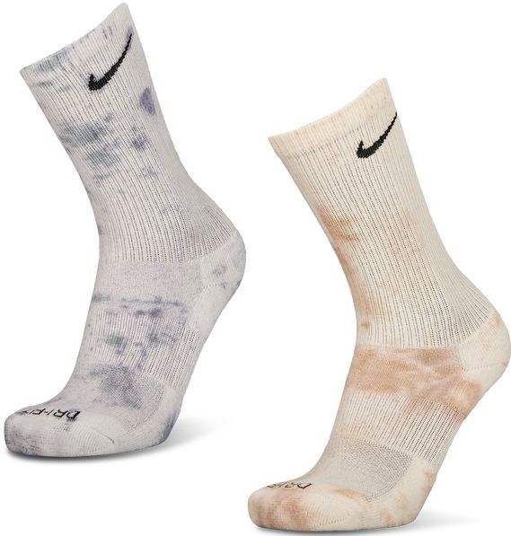 Nike - Crew 2 Pack - Sokken - Grijs
