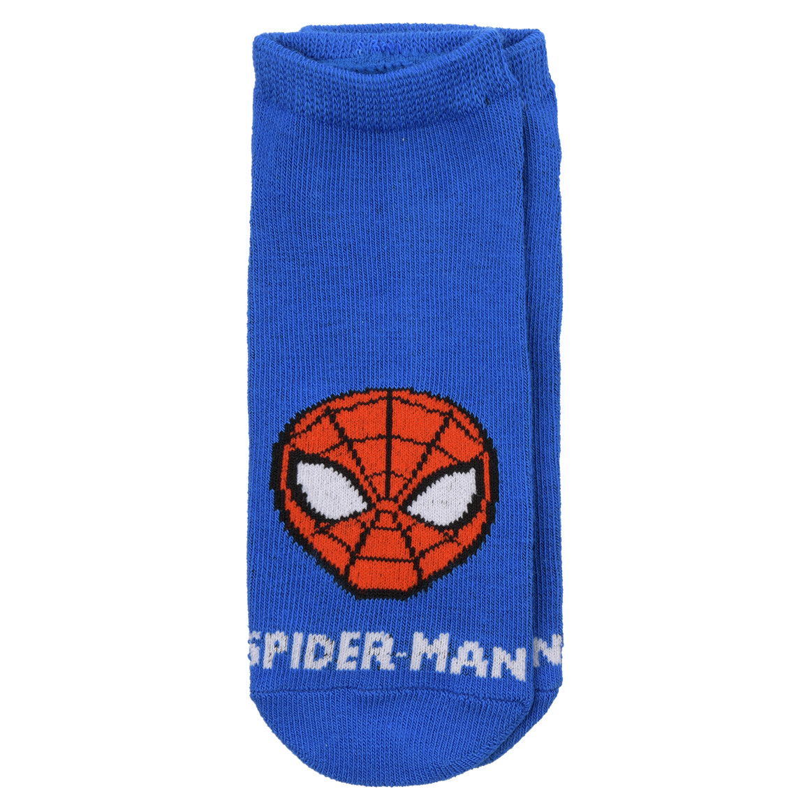 Topolino 3 Paar MARVEL Spider-Man Sneaker-Socken weiss / dunkelblau / blau
