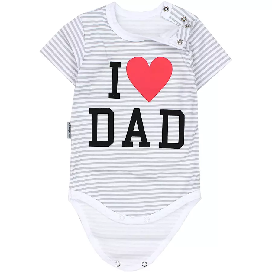 TupTam Baby Kurzarm Body mit Aufdruck Spruch 5er Pack mint