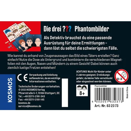 KOSMOS Die drei ??? Phantombilder (kl. Dose)