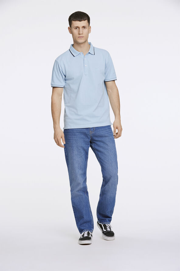Lindbergh Polo shirt w. contrast piping Blå