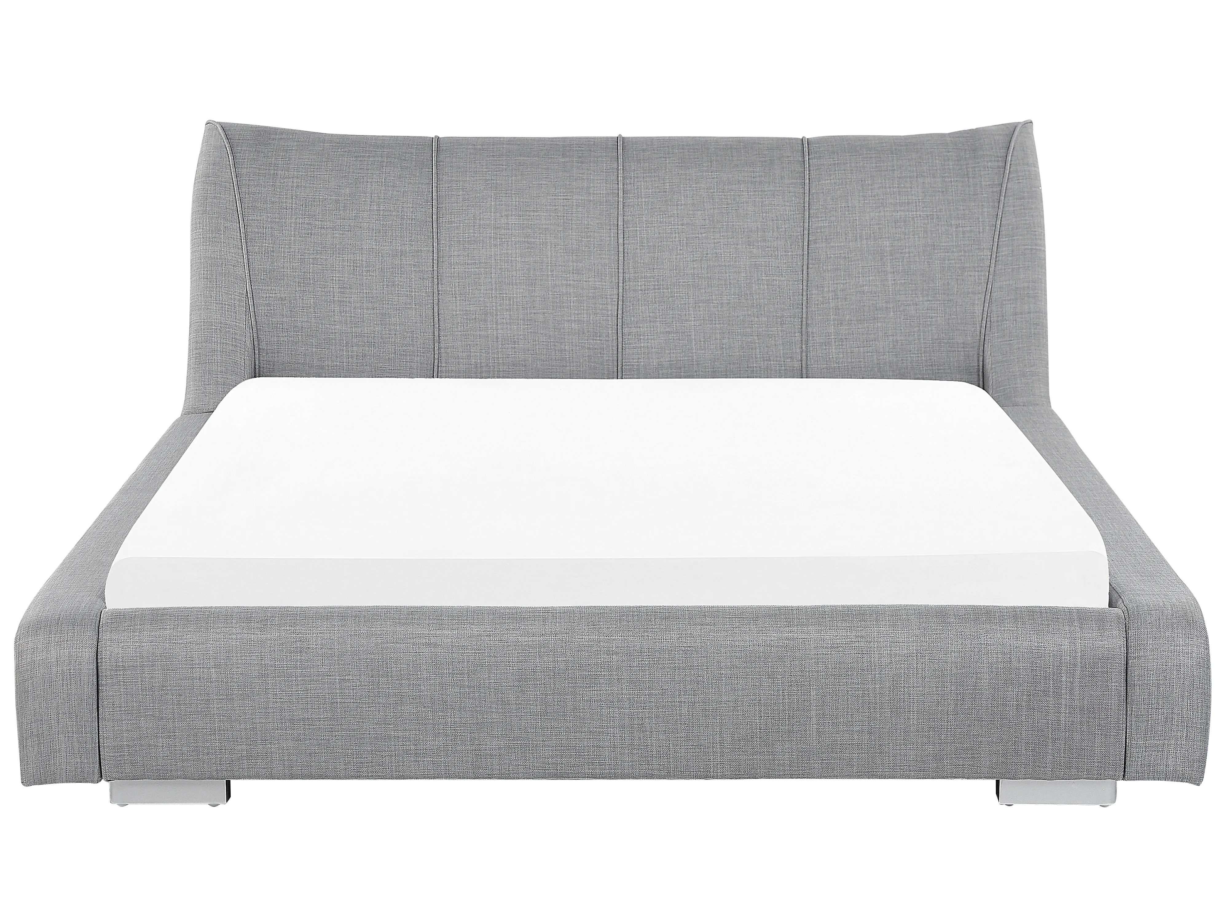 Waterbed Stof NANTES 180 x 200 cm Lichtgrijs