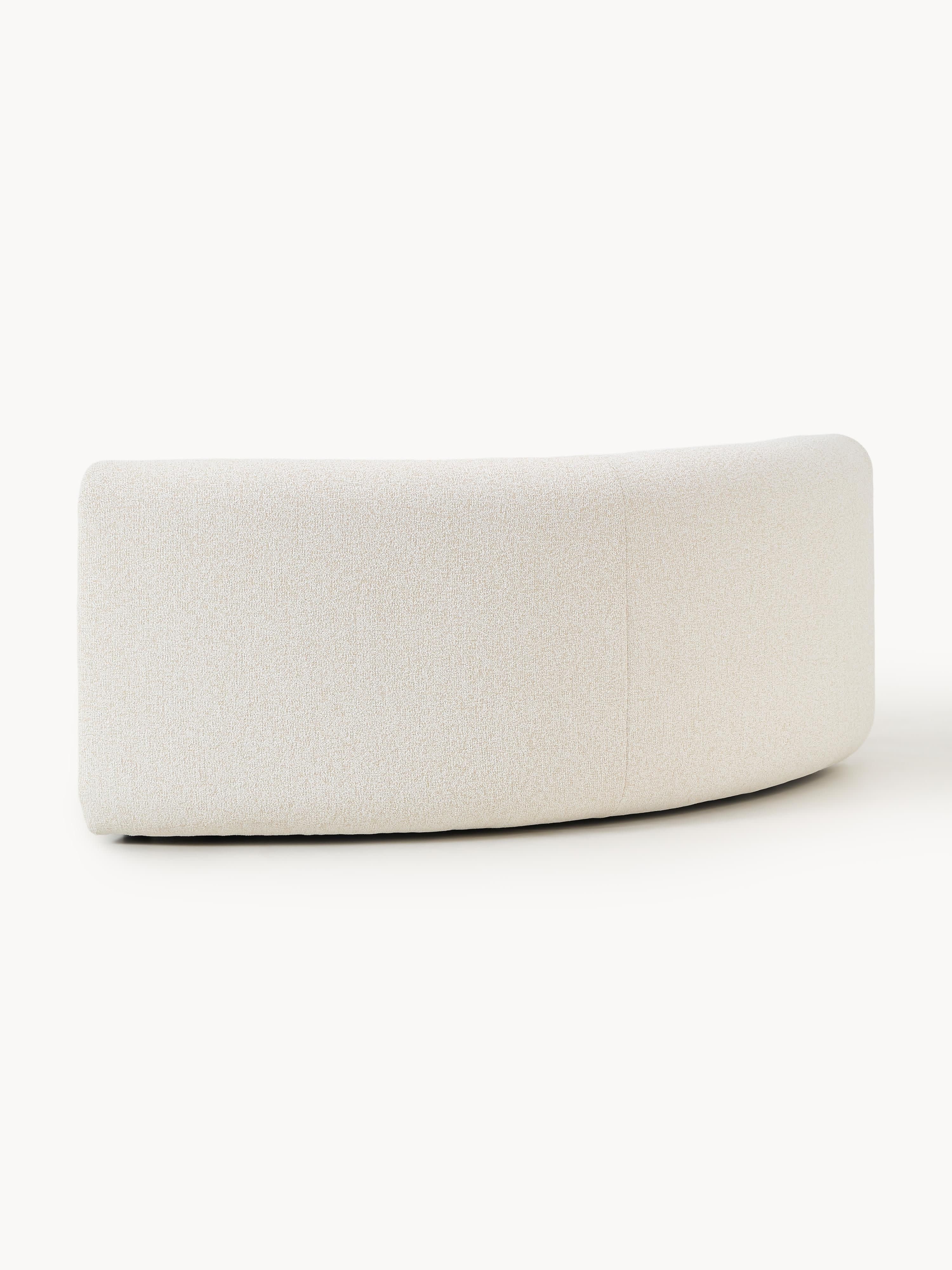 Ronde bouclé hoekmodule Sofia
