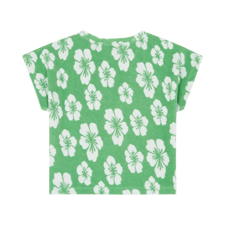 Hundred Pieces T-shirt bio en tissu éponge | Vert