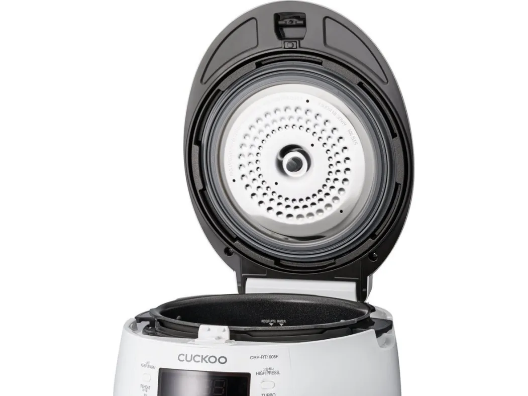 Cuckoo CRP-RT1008F, Hvid, 1,8 L, Aluminium, LED, Knapper, 1,2 m
