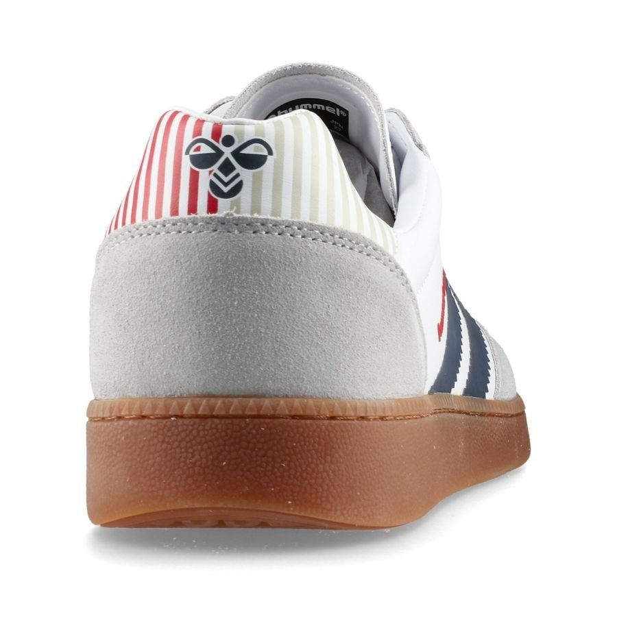 Hummel Chaussures Coupe du Monde 1986 - Gris/Blanc/Bleu
