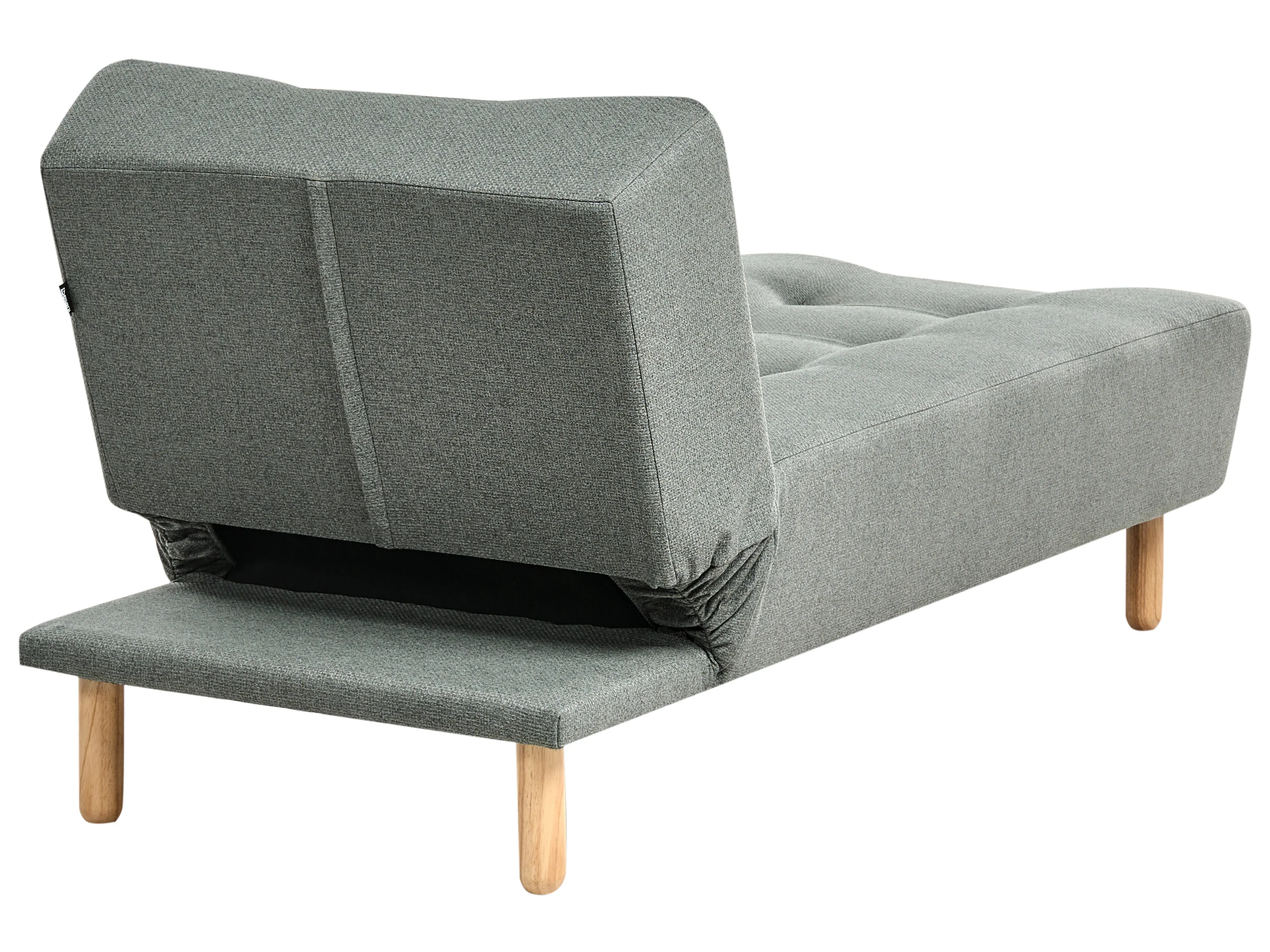 Chaise longue ALSTEN Stof Groen