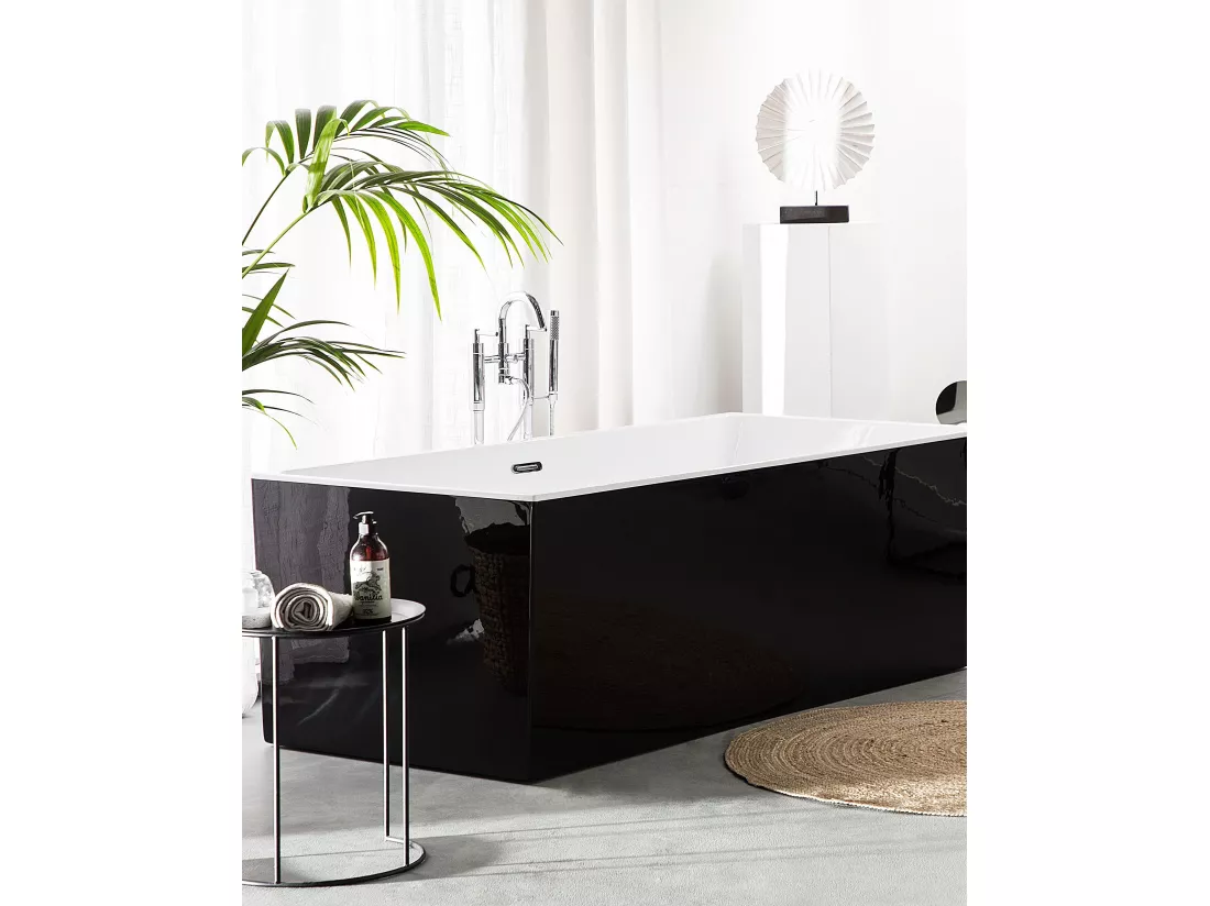 Baignoire îlot noire 170 x 81 cm RIOS