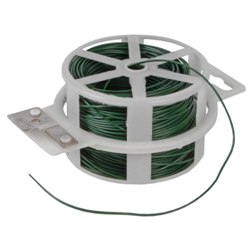 Talen tools metaaldraad geplastificeerd groen 1,2 mm 50 m