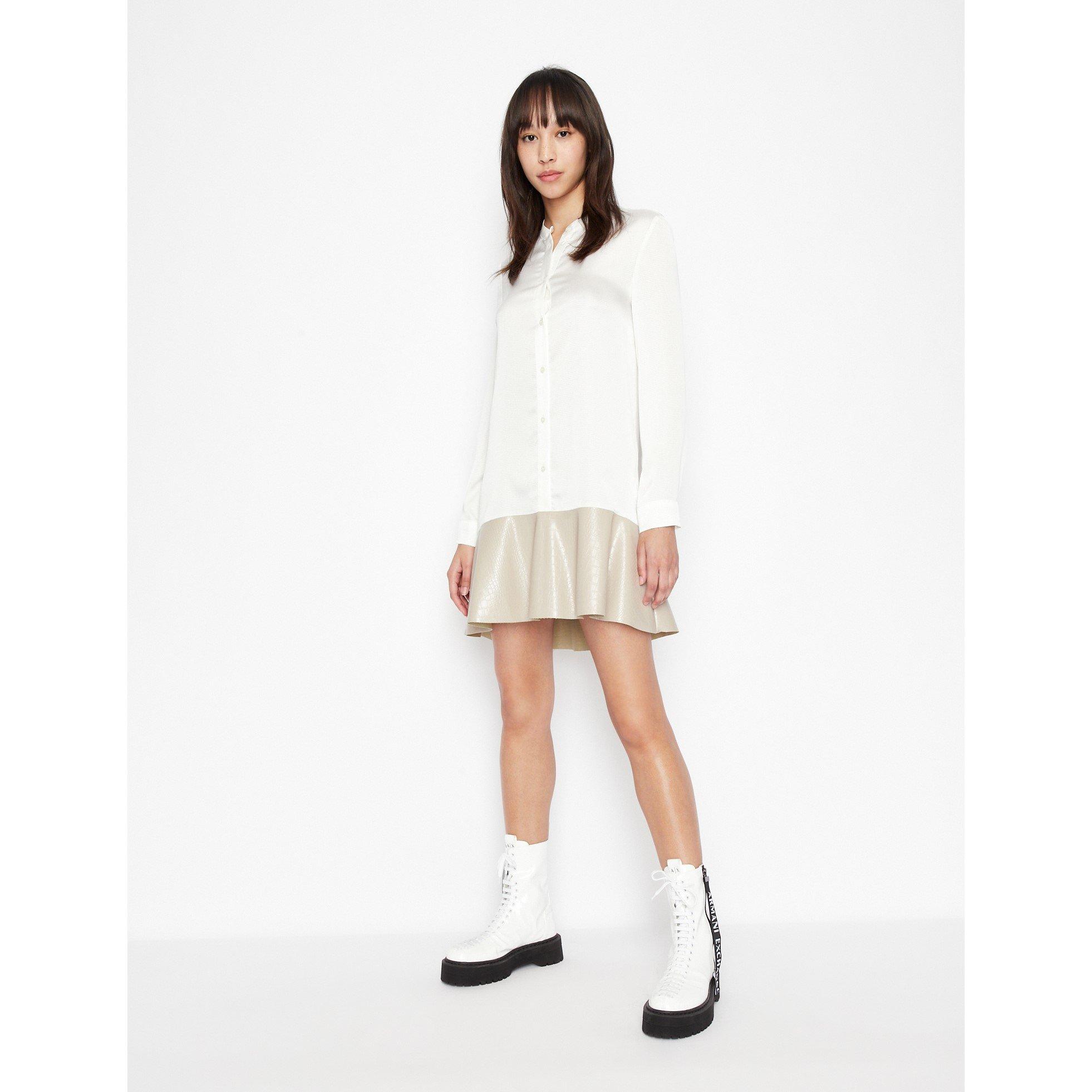 Armani Exchange # AX Shirt Dress Ld99