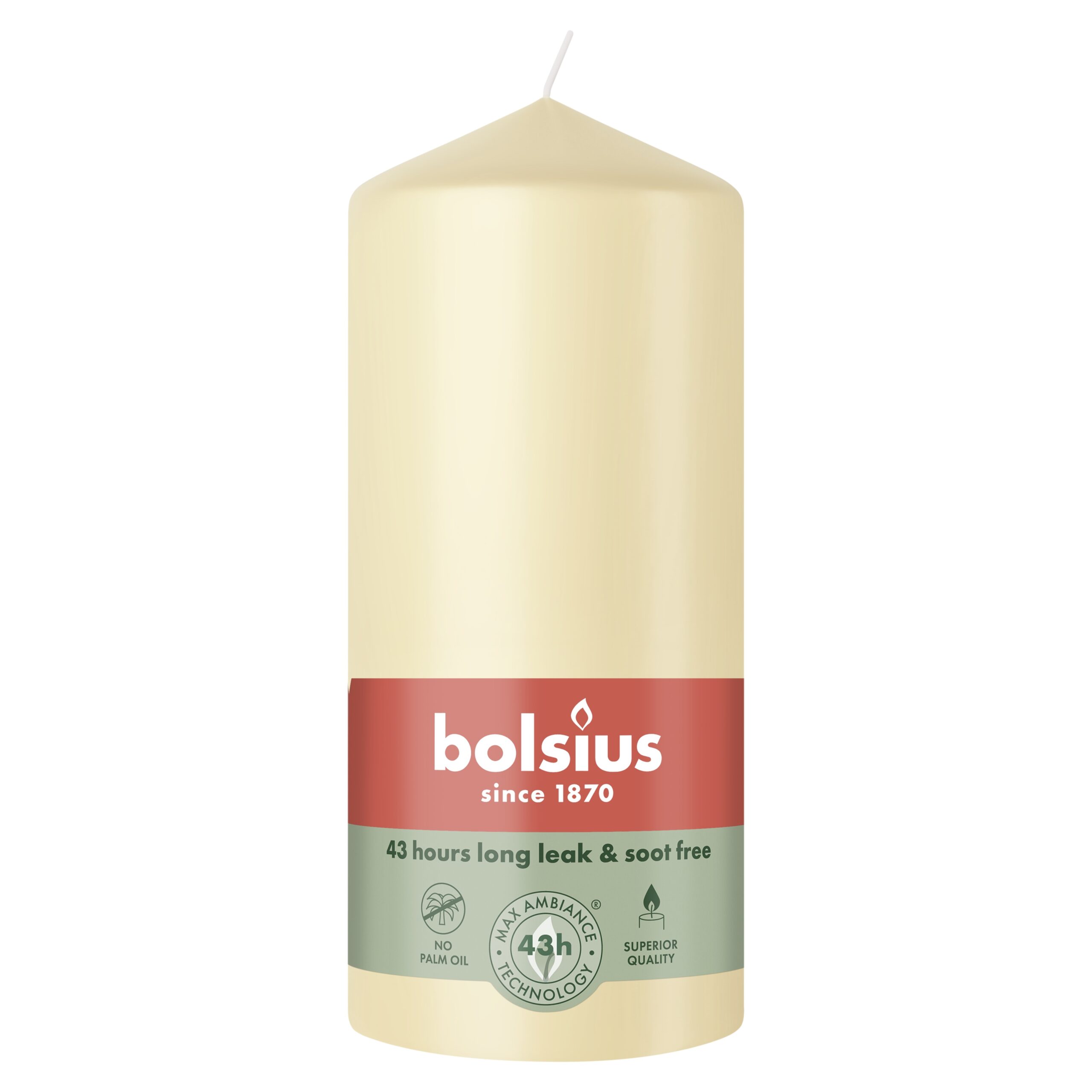 Bolsius Stompkaars 130/68 Beige (1 stuk)