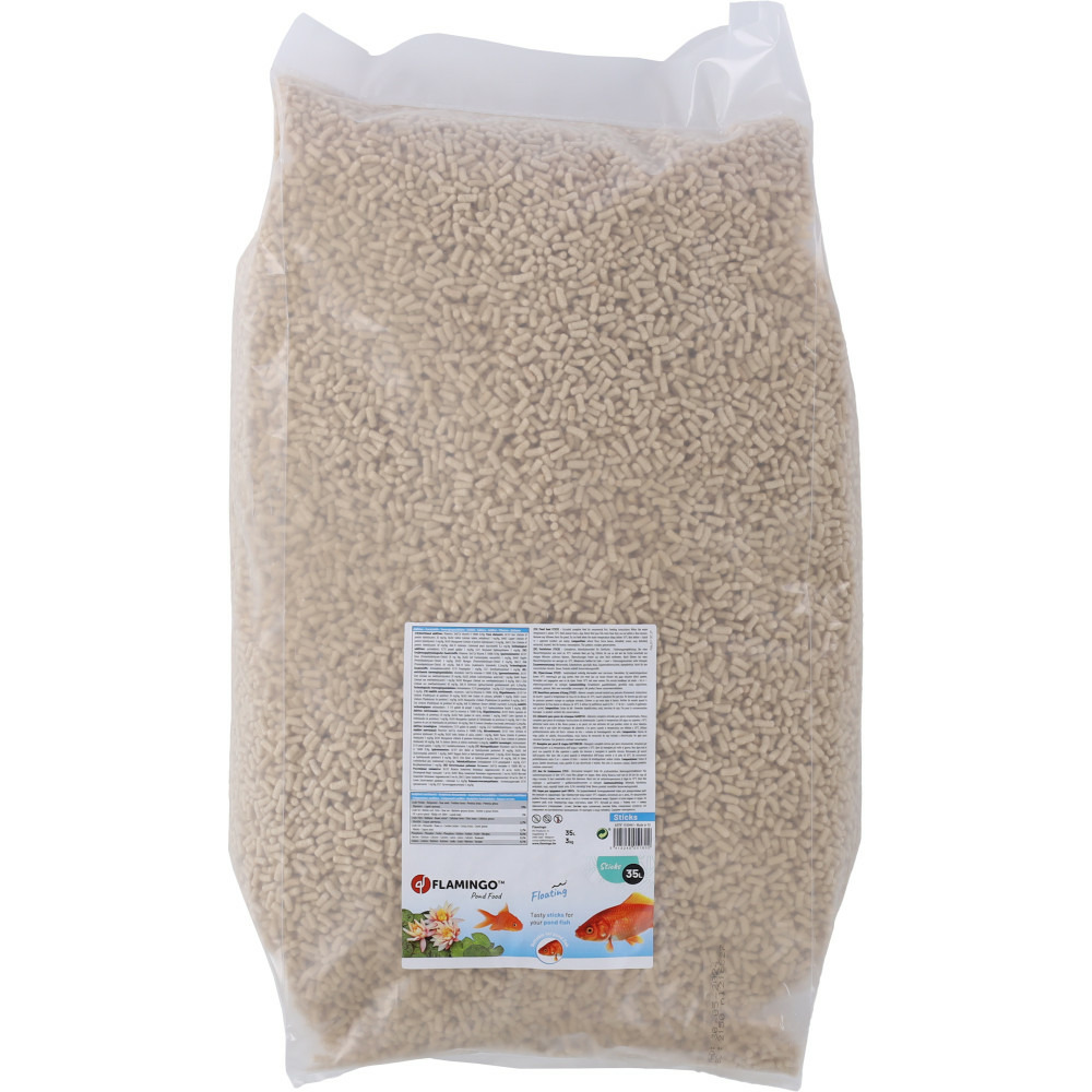 Nourriture poisson d'étang en sticks, 35 litres soit 3 kg