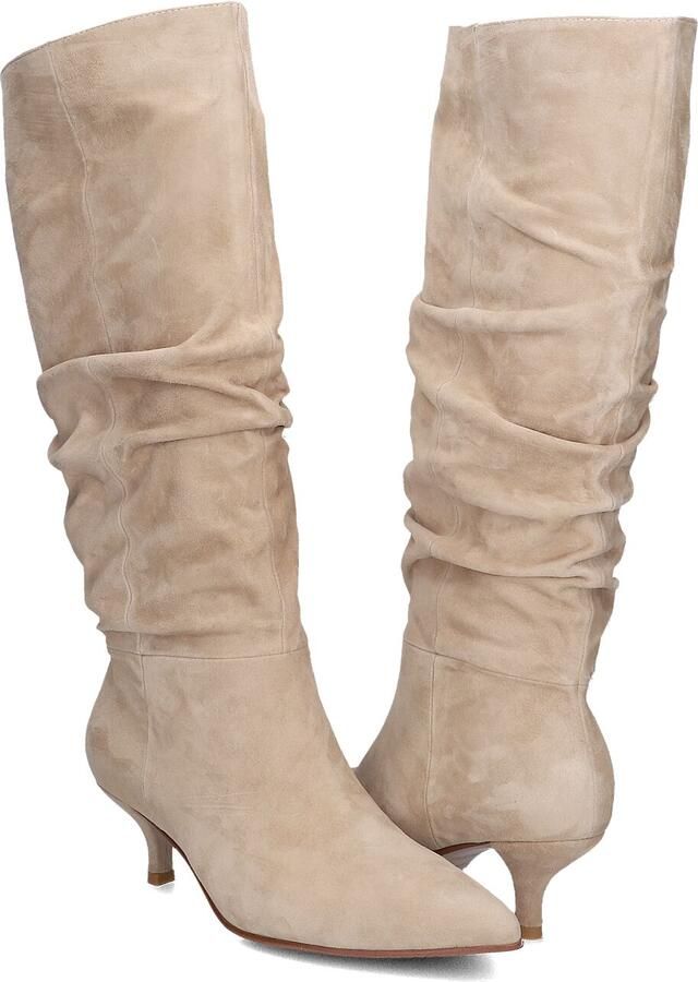 STEFANO LAURAN Hoge Laarzen Dames E25555 Maat: 36 Materiaal: Suède Kleur: Beige
