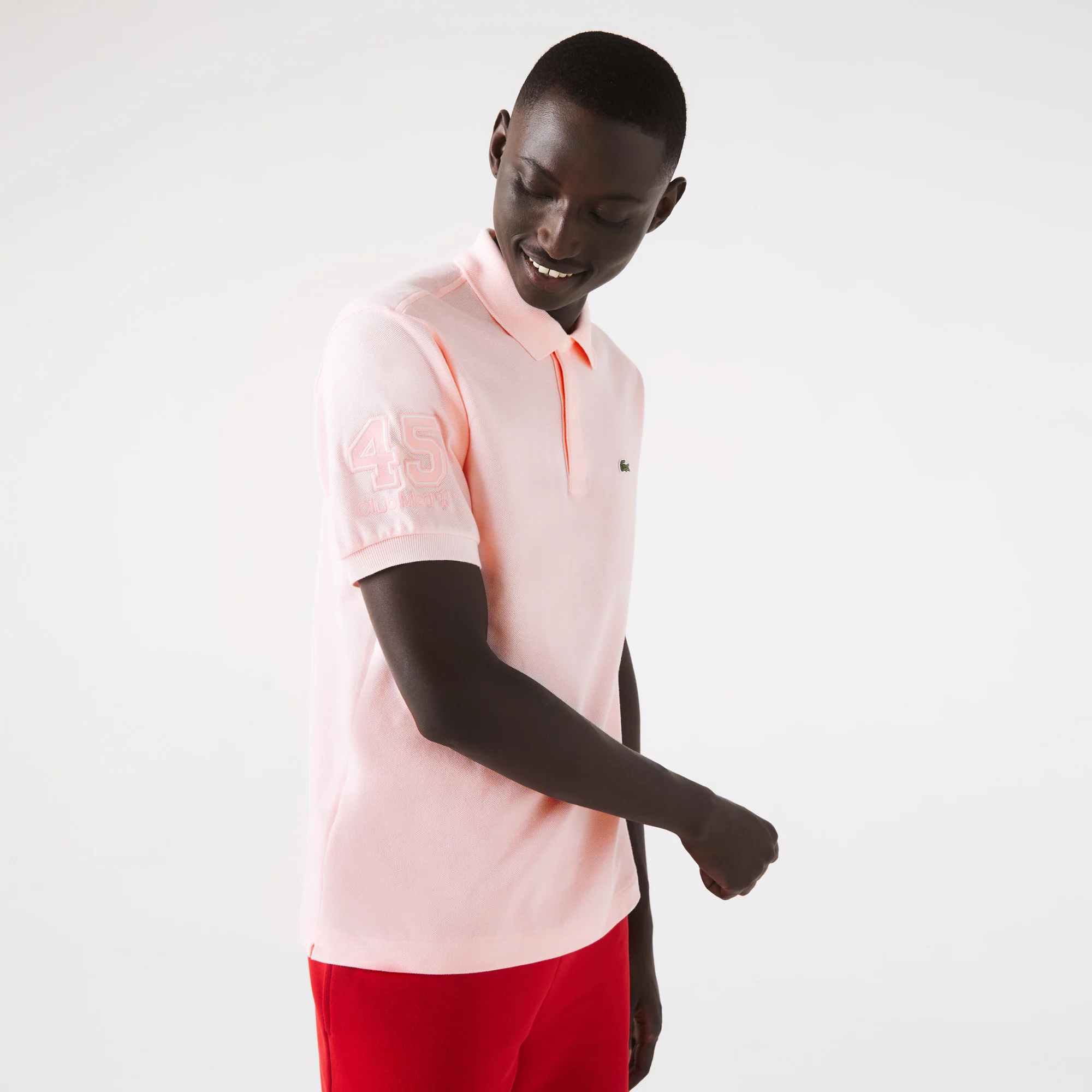 Regular Fit Lacoste L.12.12 - Club Med Polo aus Petit Piqué Kurze Ärmel - Rosa - Lacoste - Herren