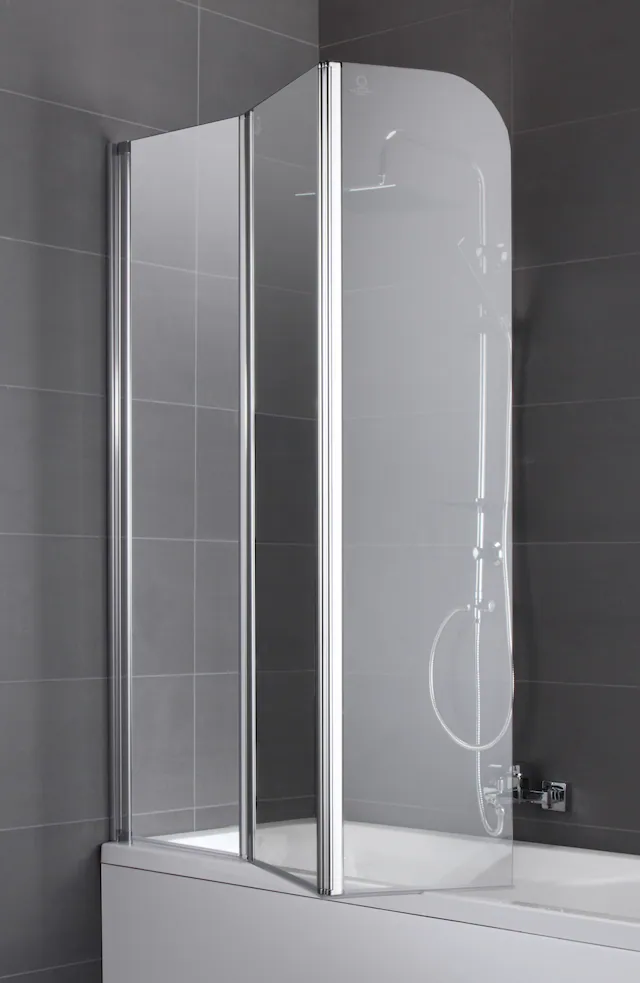 welltime Badewannenaufsatz »Summer« 3 Stk. tlg. Duschabtrennung für Badewanne, Spritzschutzwand für Badewanne