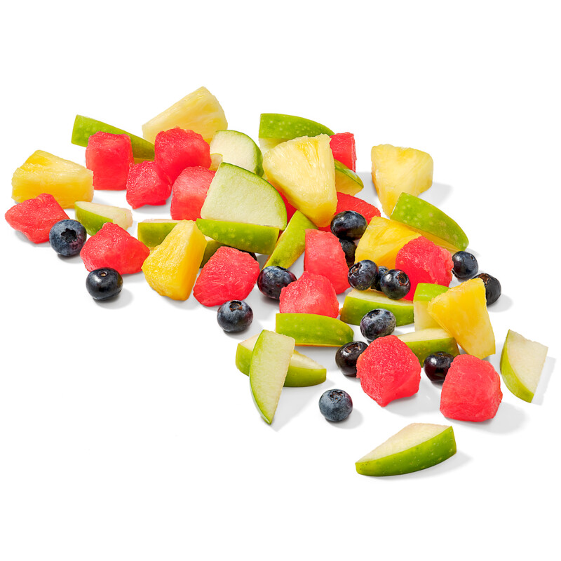 AH Ananas, watermeloen, appel, blauwe bes