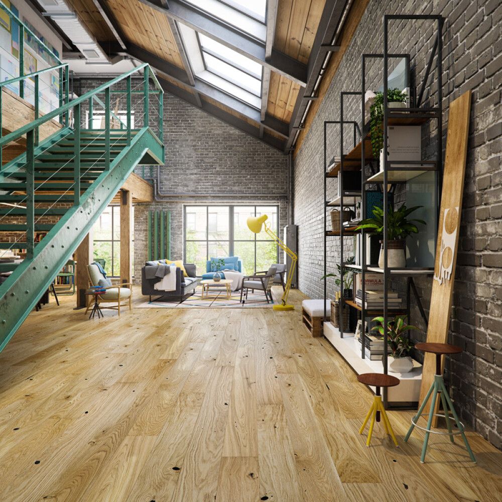 PARKETTGULV LIGNUM OAK NOVUM 1-STAV MATTLAKK 14X180X2200MM