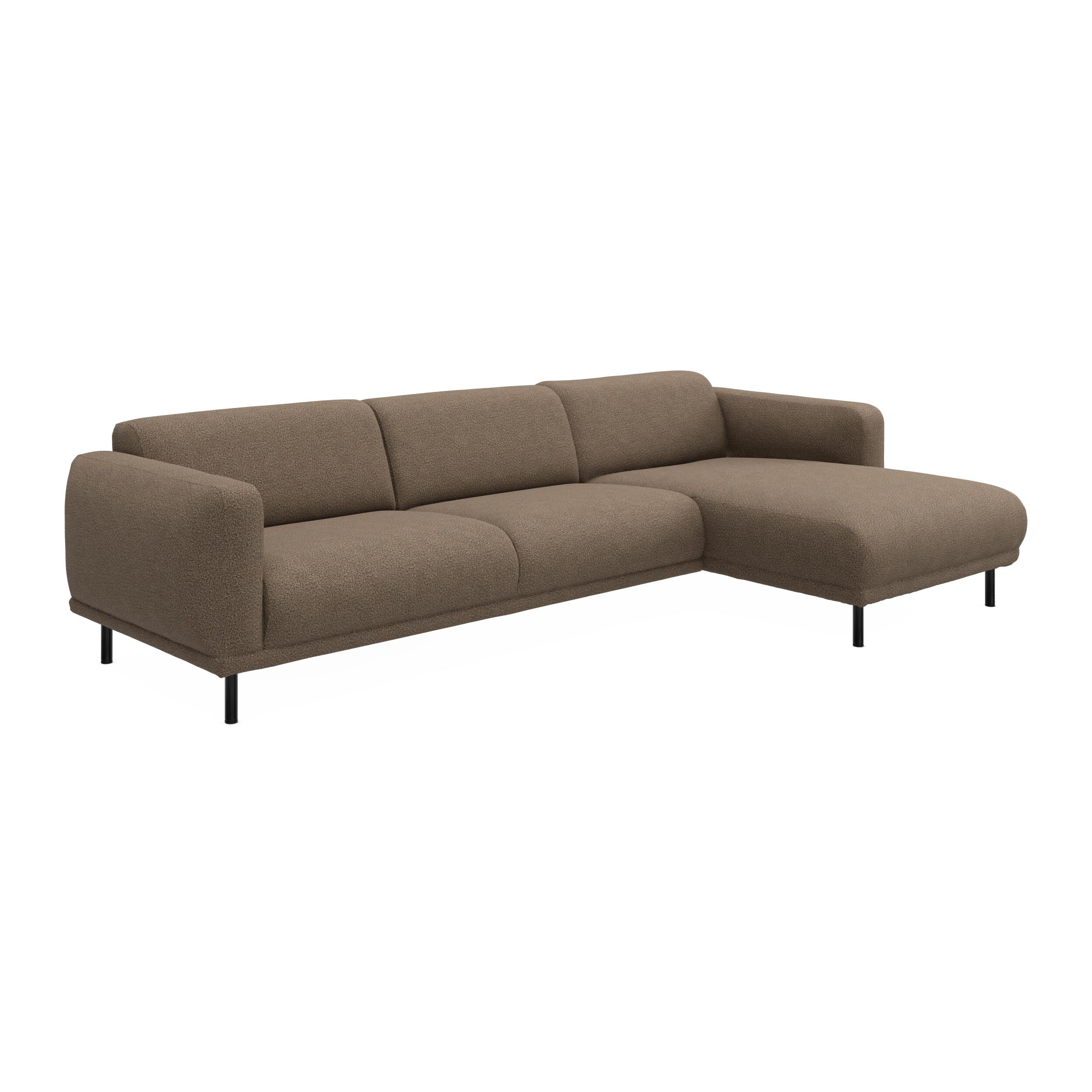 Parker højrevendt sofa med chaiselong