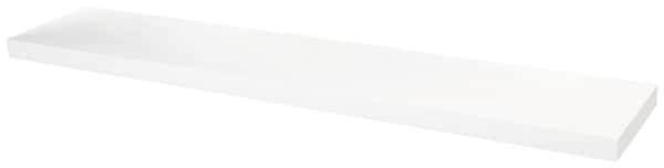 Tablette blanche L. 118 cm x p. 23,5 cm - Ép. 38 mm - GoodHome