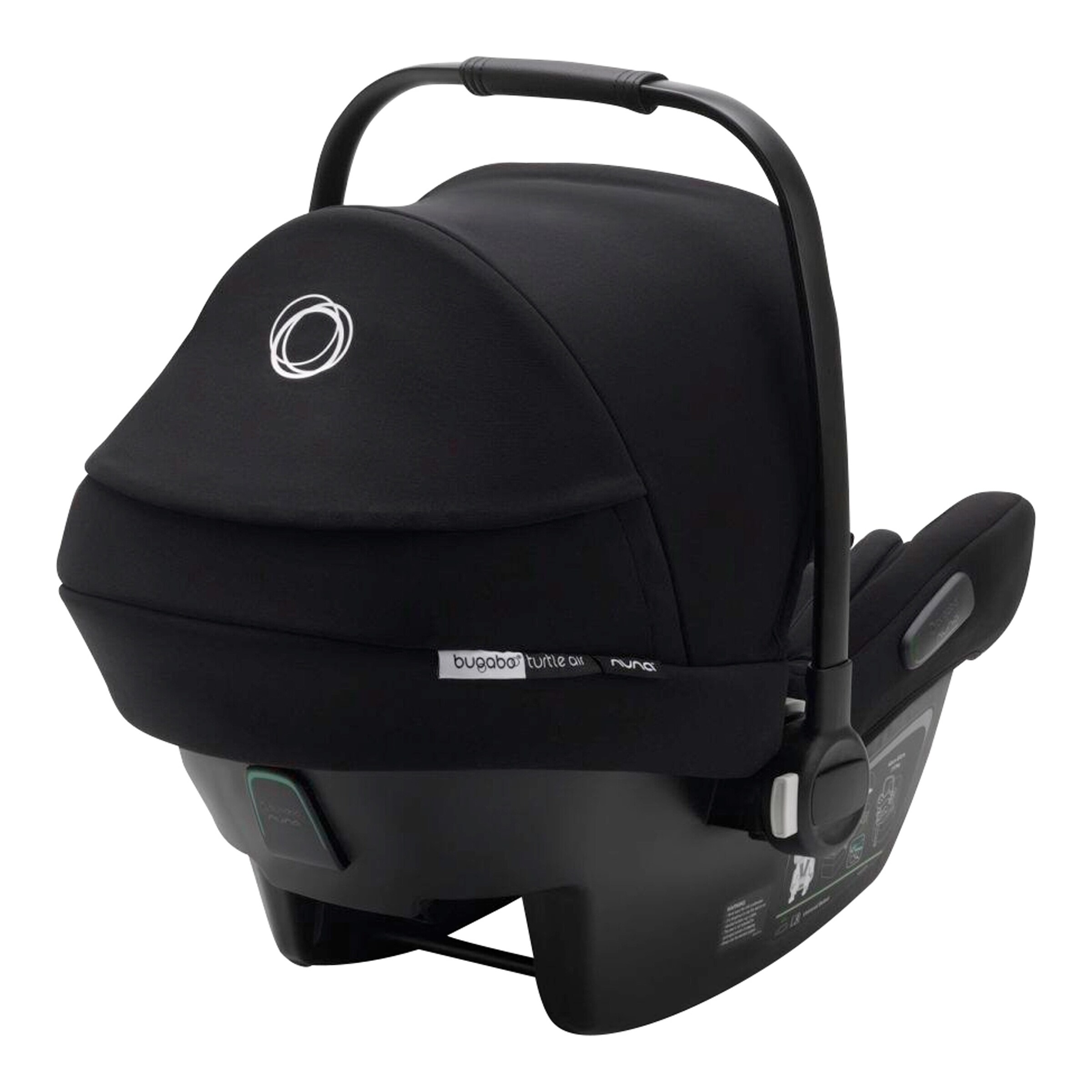 Bugaboo - DRAGONFLY Kombikinderwagen Komplett-Set inkl. Babyschale Turtle Air i-Size, Isofix-Basis 360, Fußsack und Wickeltasche green