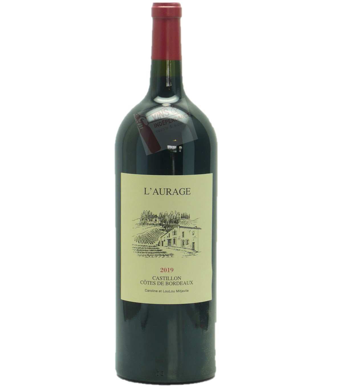 L'Aurage AOC Castillon 2019 Magnum