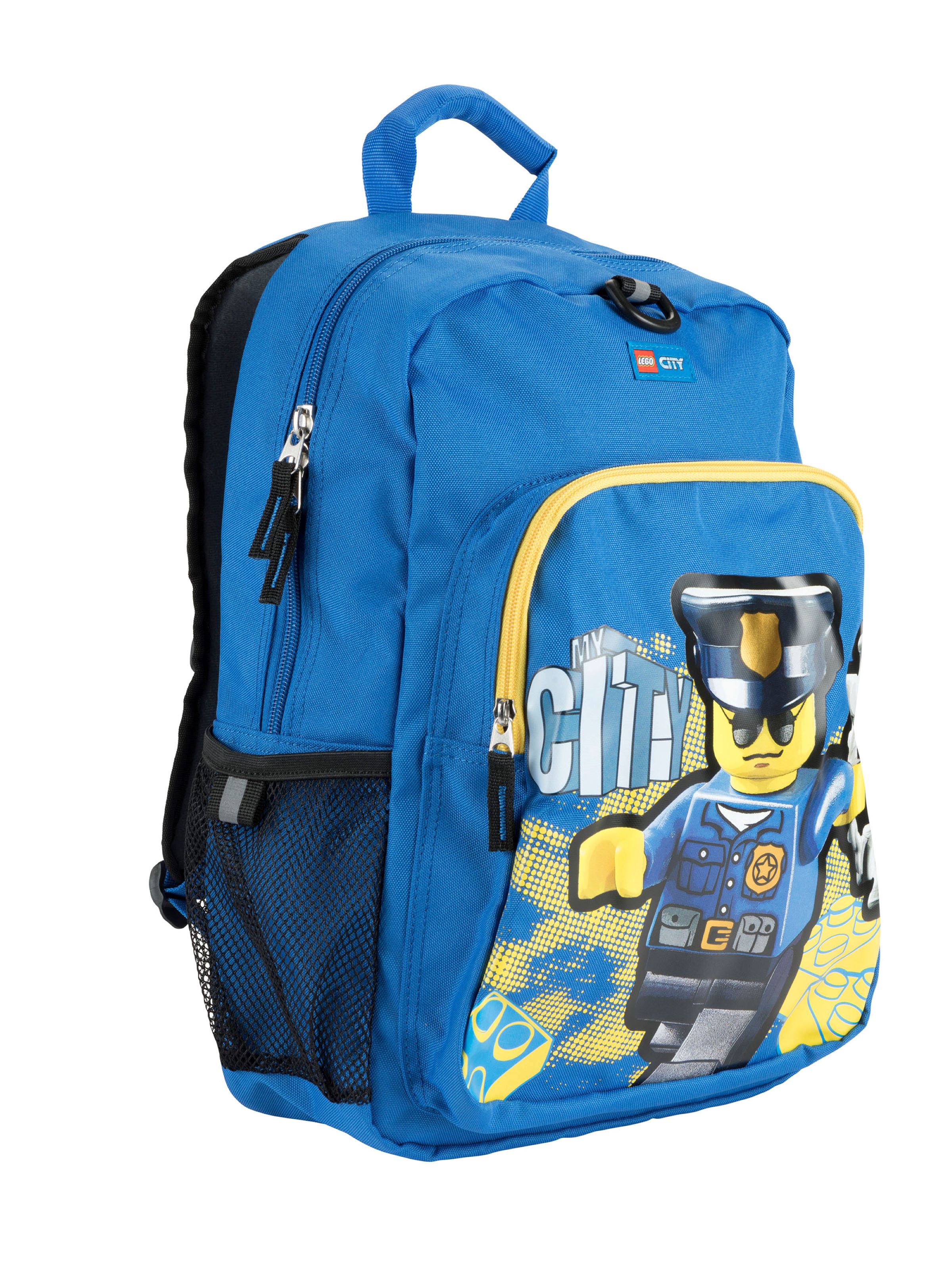 Mochila clássica com estampa policial 5007487