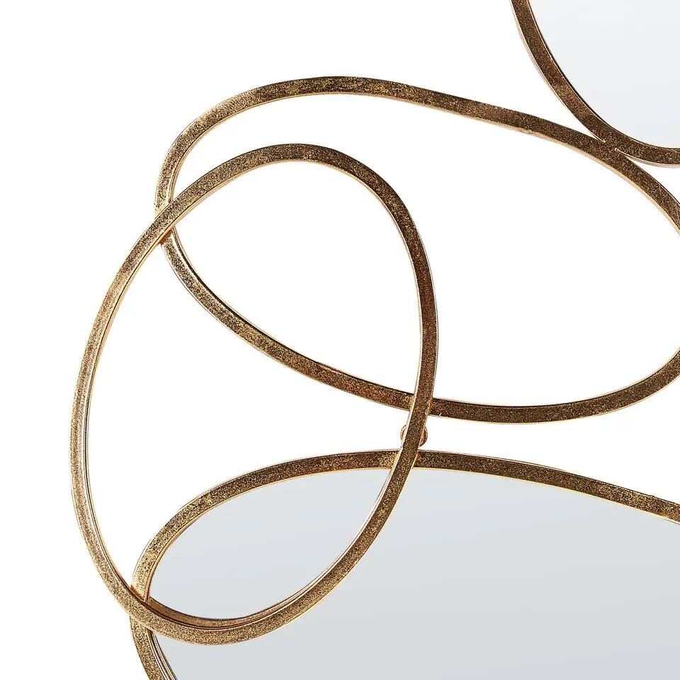 DECIZE - Wandspiegel - Goud - 113 x 77 cm - Metaal