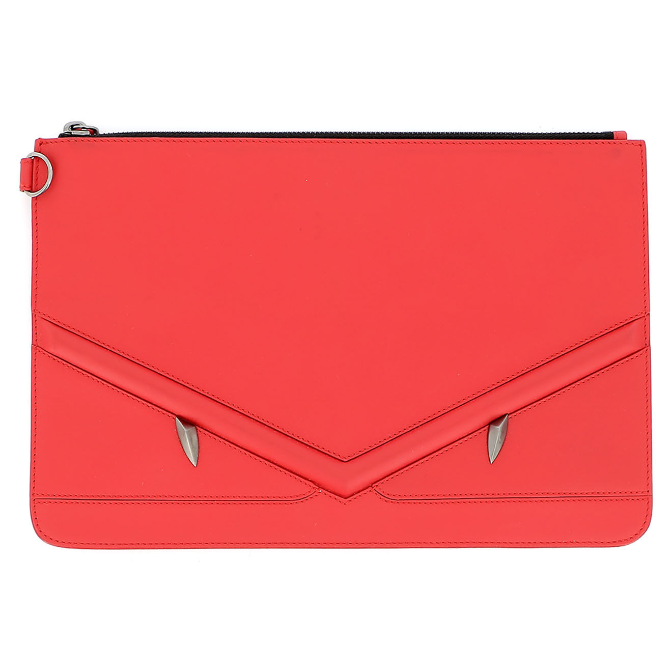 Fendi Pochette en Cuir rouge - Très bon état - 30x21 cm