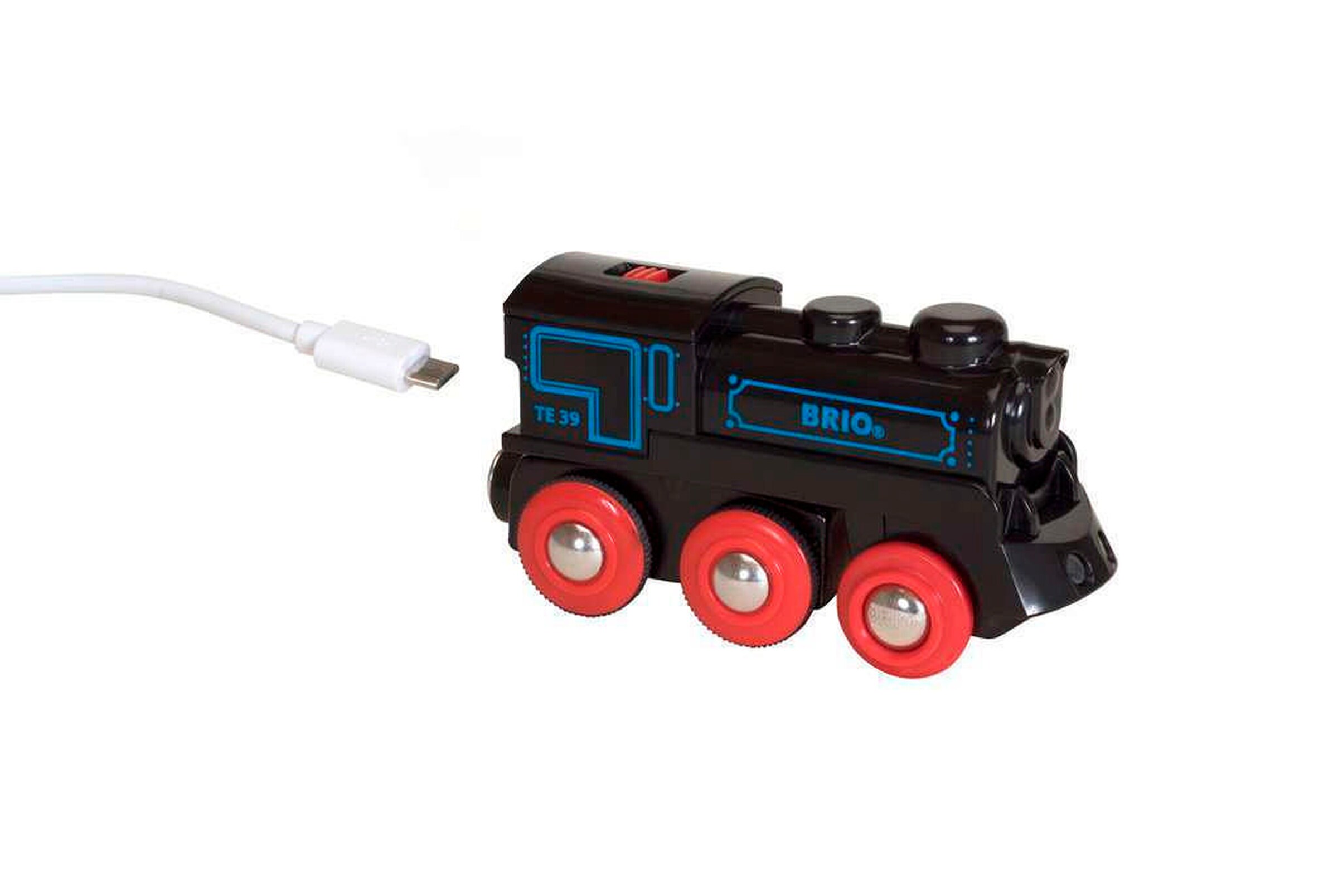 BRIO Schwarze Akku-Lok mit Mini-USB