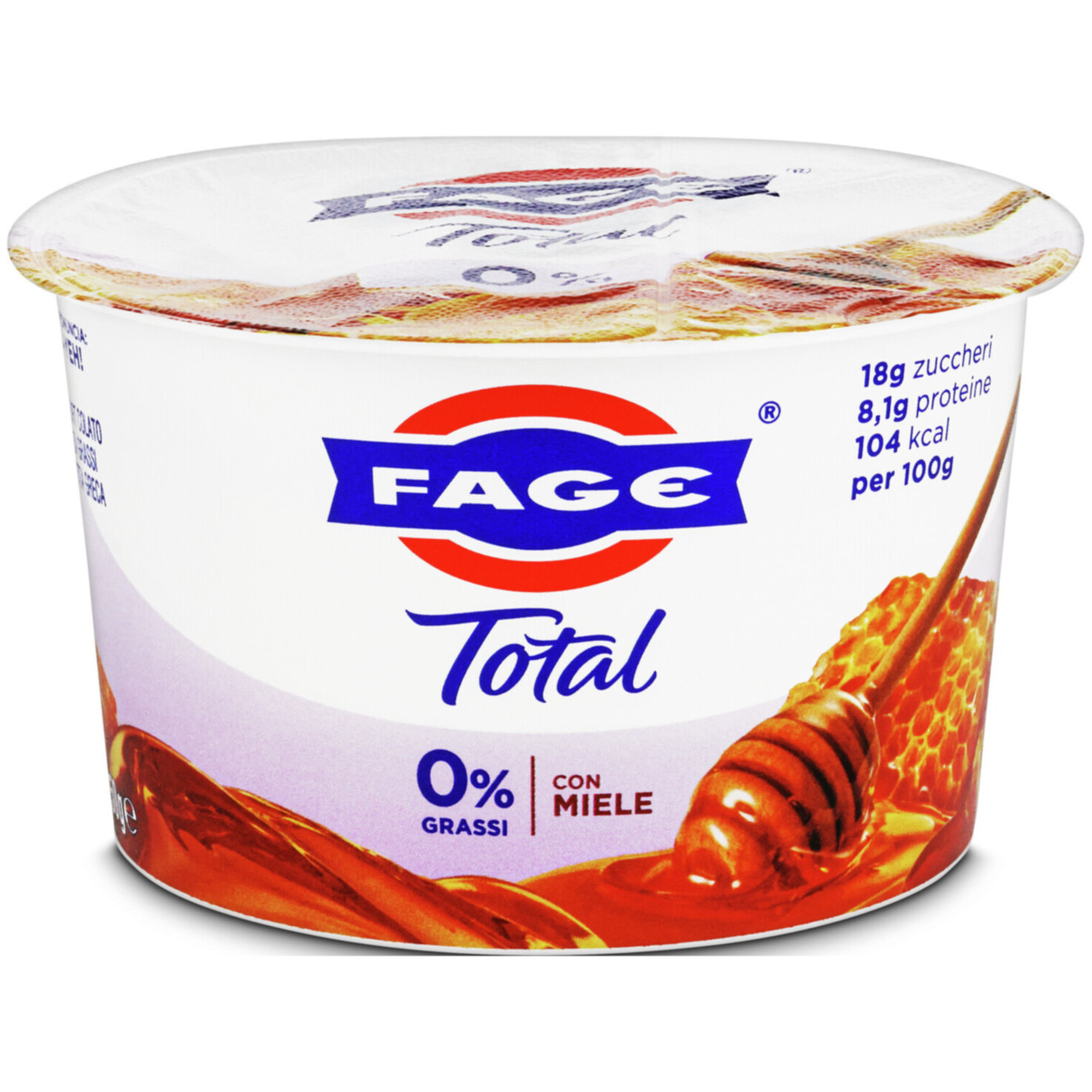 Total griechischer Joghurt 0% mit Honig