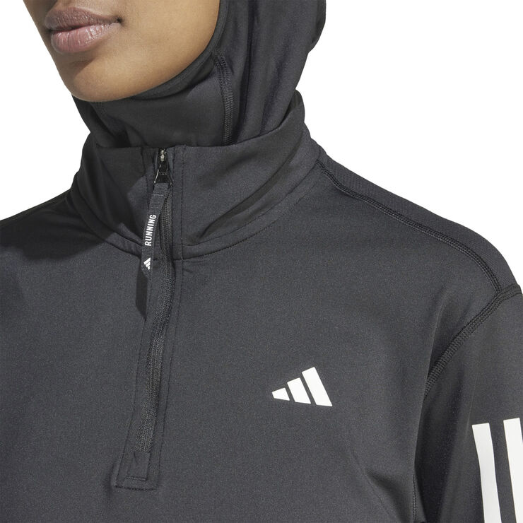 adidas OTR B 1/2 Zip Mellemlag Sort
