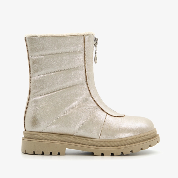 Blue Box meisjes boots goudkleurig met voering