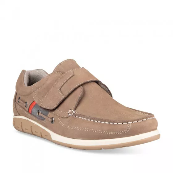 Chaussures bateau TAUPE CAPE BOARD CUIR